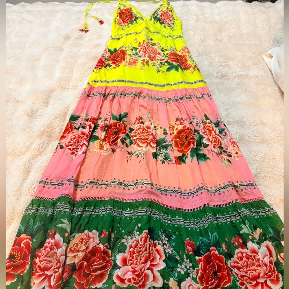 FARM Rio Manuela Pastel Maxi Dress